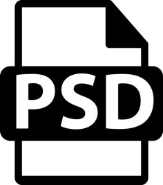 Photoshop File Format Icon Svg Vector, Free Vectors File